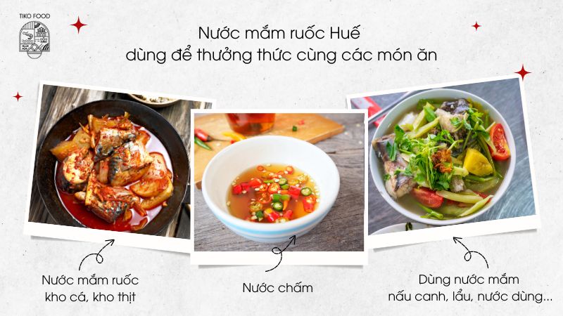 những món ăn cùng nước mắm ruốc ngon 