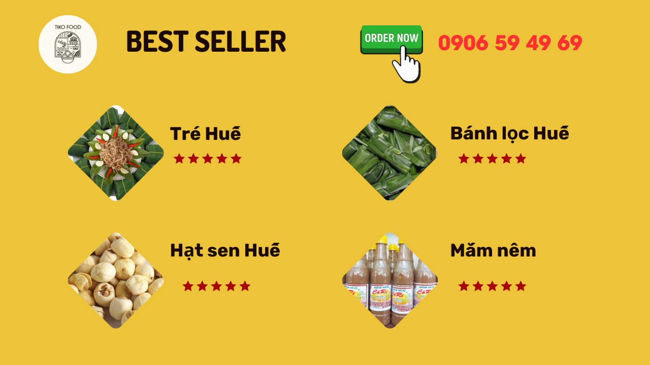 đặc sản huế bán chạy tại tikofood