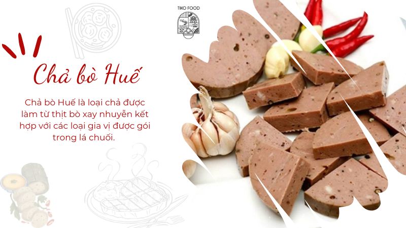 chả bò huế món ngon đặc sản huế