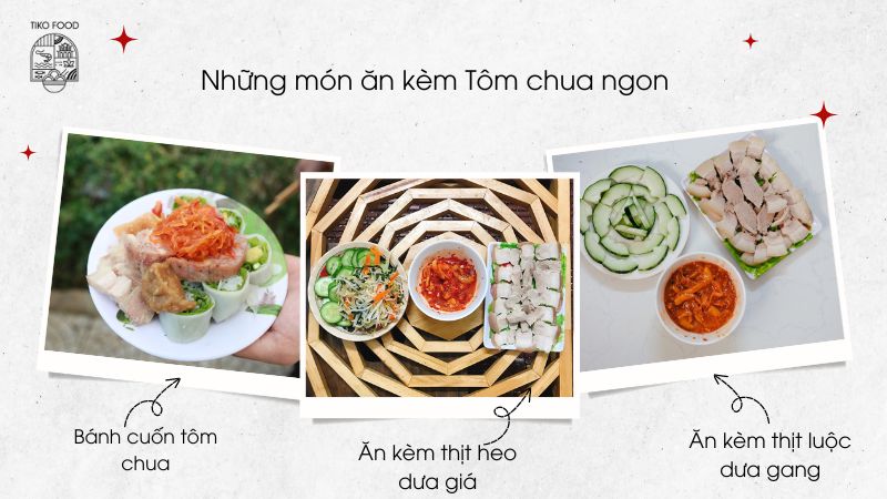 Tôm chua Huế ăn kèm món gì ngon 