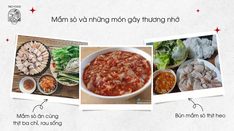 Những món ăn kèm mắm sò huế 