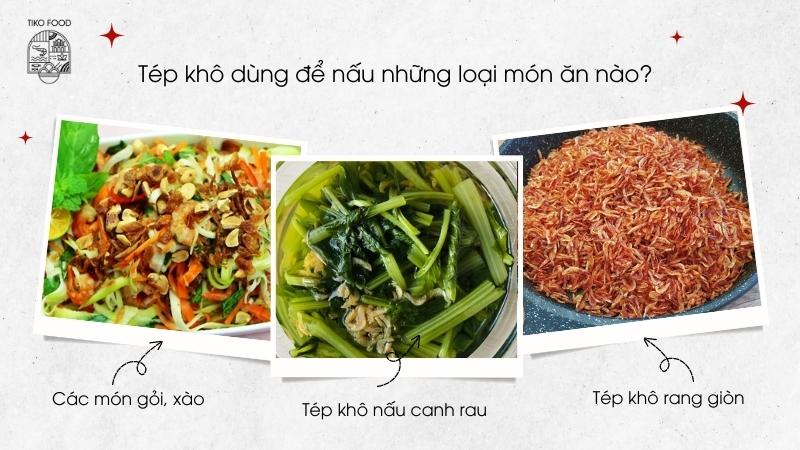 tép khô nấu món gì ngon